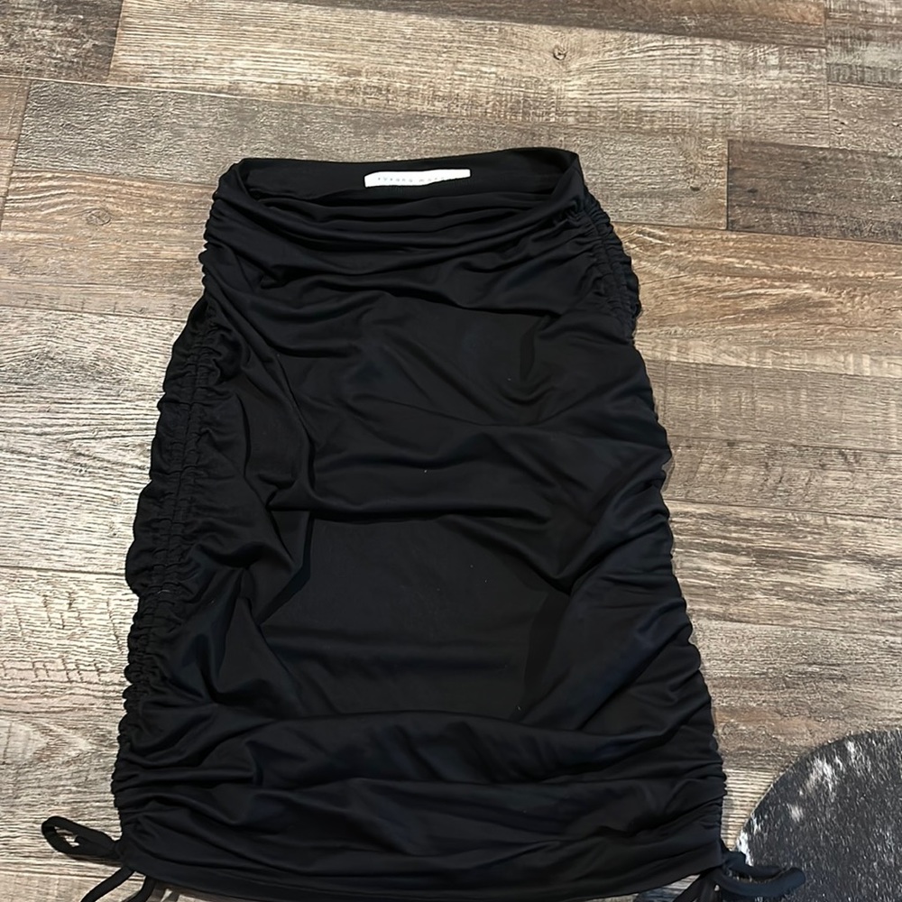Susan Monaco ruched knit skirt